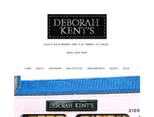 Tablet Screenshot of deborahkents.com